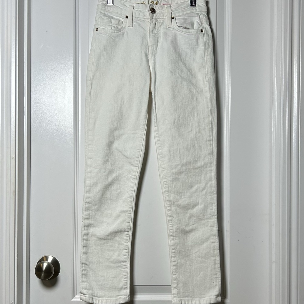 Kate Spade New York Cotton White Skinny Jeans‎ Old Money Quiet Luxury Style